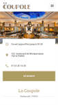 Mobile Screenshot of lacoupole-paris.com